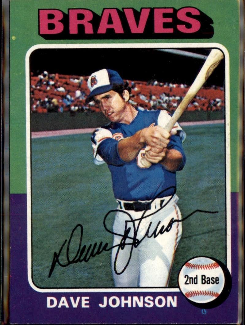 1975 Topps Dave Johnson #57 Atlanta Braves