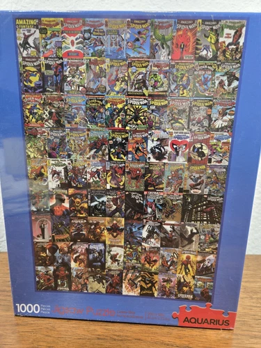 AQUARIUS MARVEL SPIDER-MAN Comic Book Covers NEW/SEALED 1000 Piece Jigsaw Puzzle