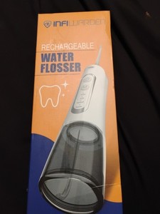 Portable Cordless Water Flosser, Rechargeable Water Dental Flosser with 1500 mAh