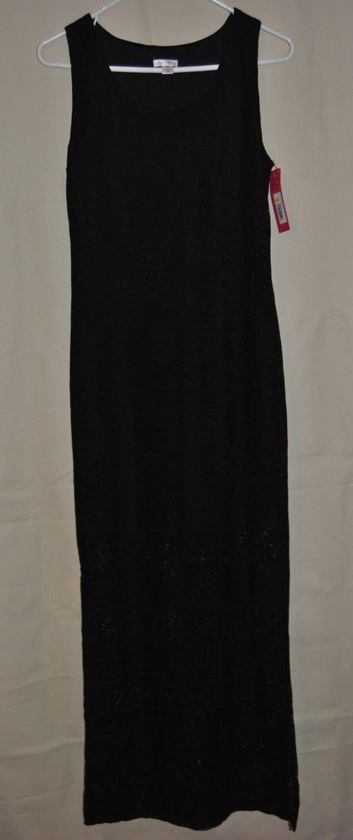 xhilaration black lace dress Xhilaration Black Keyhole Lace Dress Womens Small