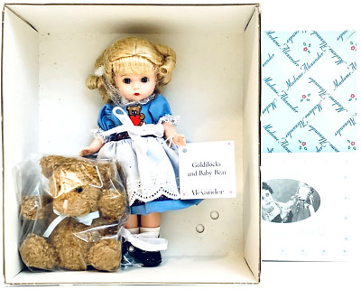Madame Alexander 25965 Goldilocks & Baby Bear 8'' Doll & Plush In Original Box
