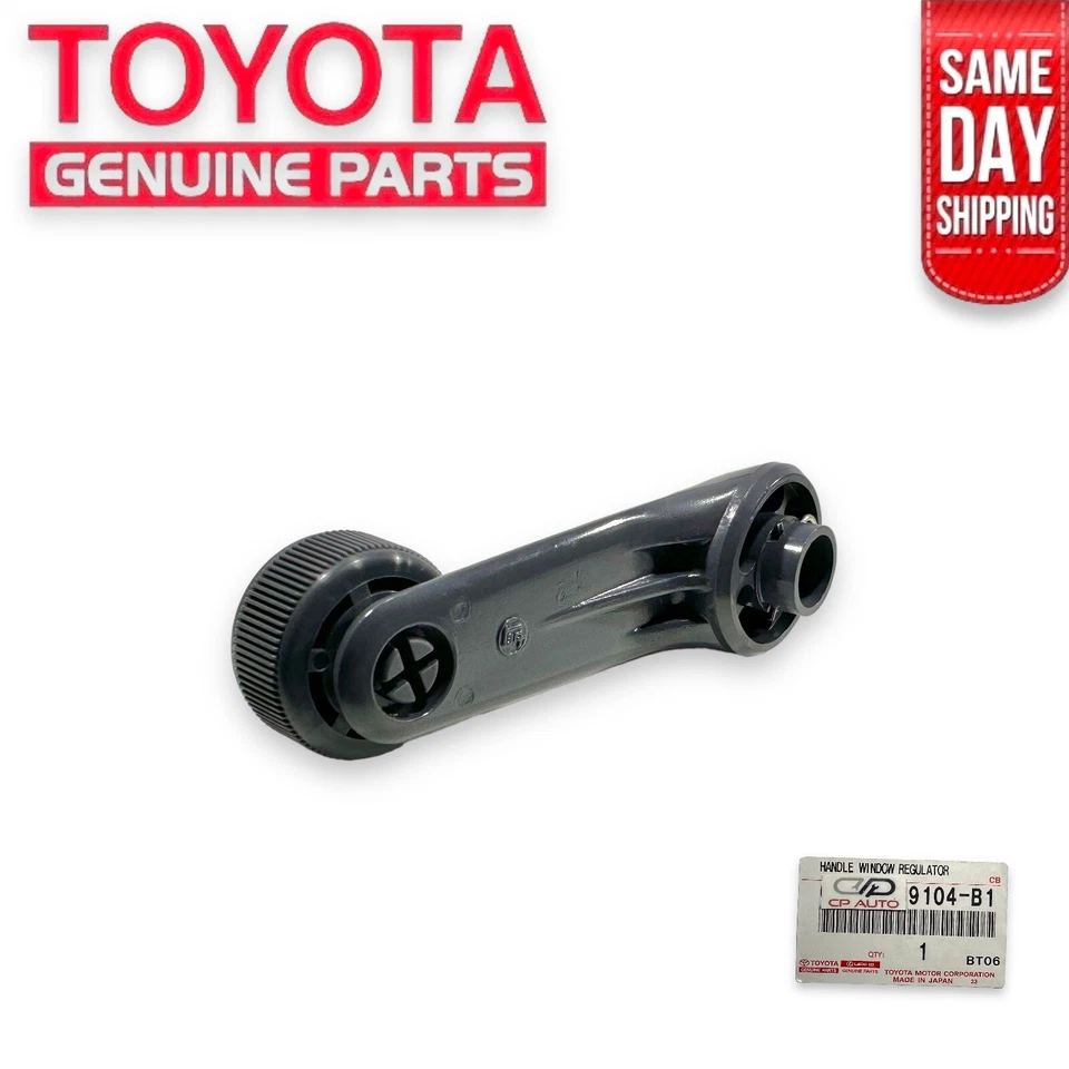 NUEVO 96 - 98 TOYOTA T100 IZQUIERDA DERECHA PUERTA VENTANA MANIVELA MANIVELA CONJUNTO LUNA NIEBLA OEM Foto 3 de 4