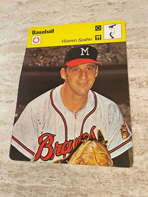 1979 Sportscaster Baseball #23-23 (A) Warren Spahn - Milwaukee