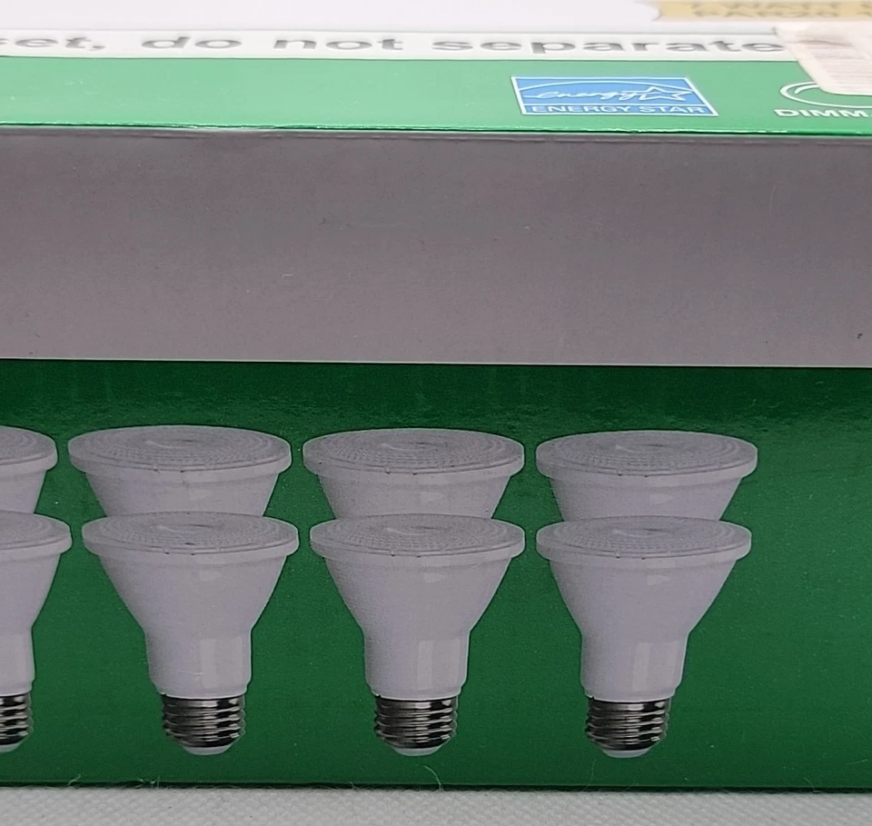 Sunco 10 Pack PAR20 LED Light Bulbs 50W Equivalent 7W Dimmable 2700k Soft White - Image 4 of 4