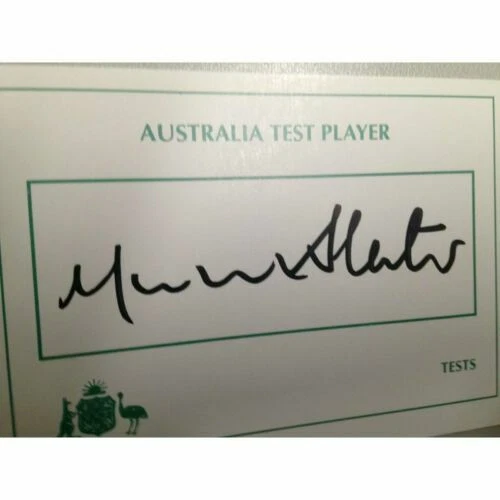 Michael Slater Cricket Memorabilia