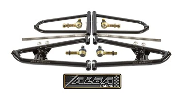 Raptor 700  A Arms +2 +1  Chromoly  Adjustable  Brake Lines Clamps  Alba Racing - Bild 1 von 4