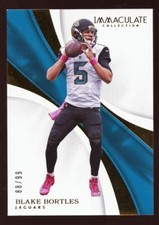 2017 Immaculate Collection #45 Blake Bortles 88/99 JAGUARS