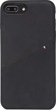 DECODED Leather Case For iPhone 7Plus /8Plus Snap On Black Genuine Leather