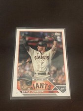 823-6 2023 Topps Series 2 Rookie Bryce Johnson San Francisco Giants