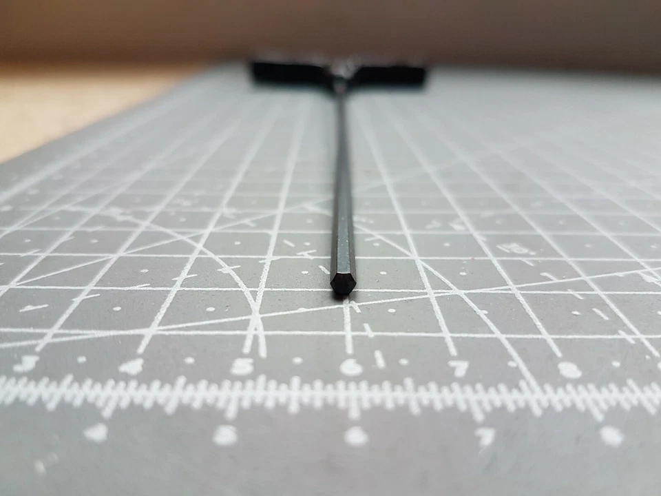 Klein Tools 7/64 (0.1094'/2.78cm) T-Handle Hex Key 9' long  - Made in USA - Image 3 of 3