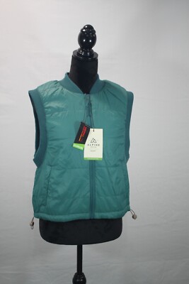 Women's Alpine Desigh EcoTrail Quilted Vest Green size M