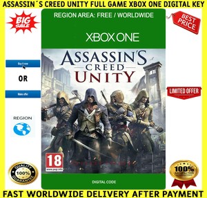 Assassin S Creed Unity Xbox One Digital Code Global Xbox One Games Gameflip