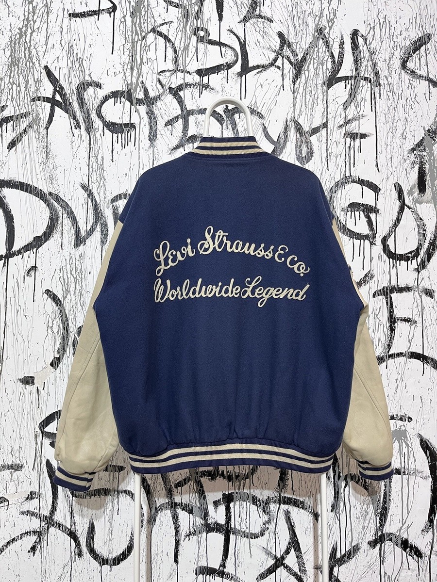 Vintage Levi's USA Legend Varsity Jacket Bomber Wool Leather Vintage Levi's USA Legend Varsity Jacket Bomber Wool Leather