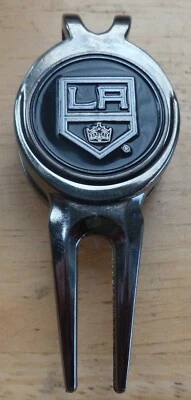 EVERGOLF Los Angeles Kings LA 1" Golf Ball Marker NHL Official 2 sided Short Divot Tool