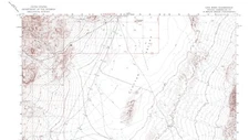 Lida Wash Quadrangle Nevada 1963 Topo Map USGS 15 Minute with Markings