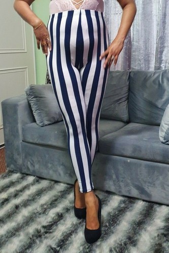 White Ladies High Waist Pants Girls 
