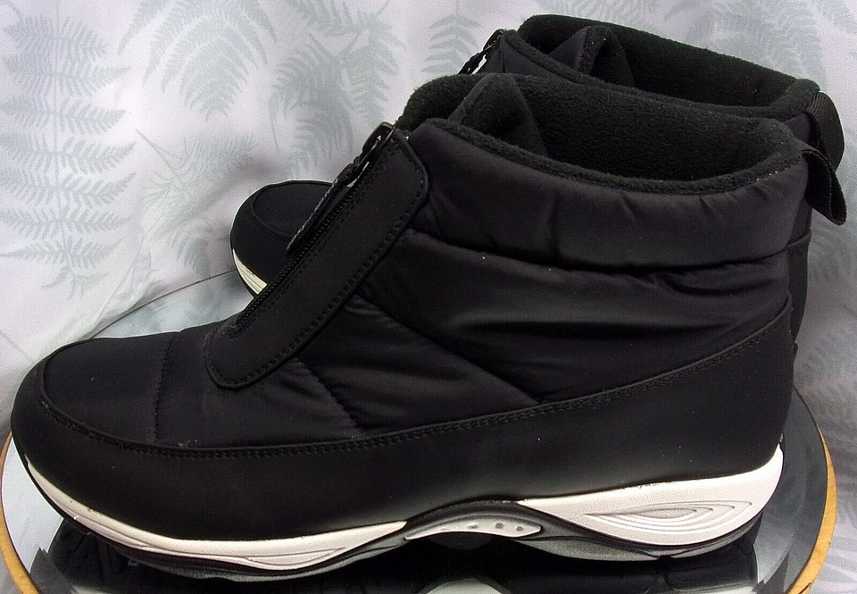 BOTINES EASY SPIRIT EDELE TELA NEGRA ZAPATOS CLIMA FRÍO MUJER EE. UU. TALLA 11 M Foto 4 de 4