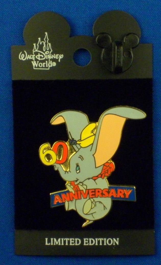 Dumbo's 60th Anniversary Dumbo the Flying Elephant LE3500 OC Pin