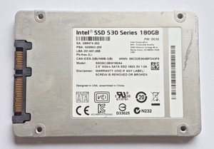 180 GB SATA III Intel SSD 530 Series SSDSC2BW180A4 2D-NAND MLC 2.5" Festplatte