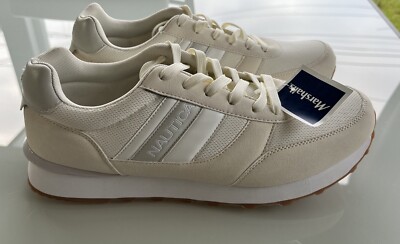 NWOB Nautica MENS Size 12 Ivory Cream Sneakers Shoes | eBay display picture 3