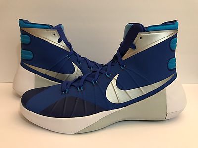 Nike 2015 HyperDunk Royal/Blue/White 749645-404 Sz 14