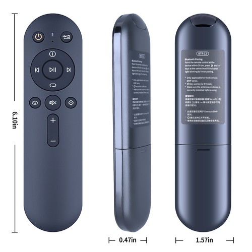 Ersatz fernbedienung für Eversolo BTR-12 DMP-A6, DMP-A6 Master, DMP-Serie