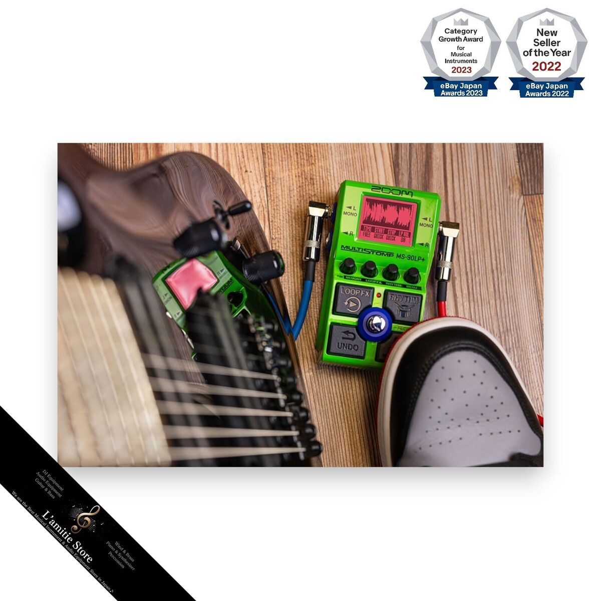 ZOOM MS-90LP+ MultiStomp Looper Pedal for Electric Guitars ZOOM MS-90LP+ MultiStomp Looper Pedal for Electric Guitars