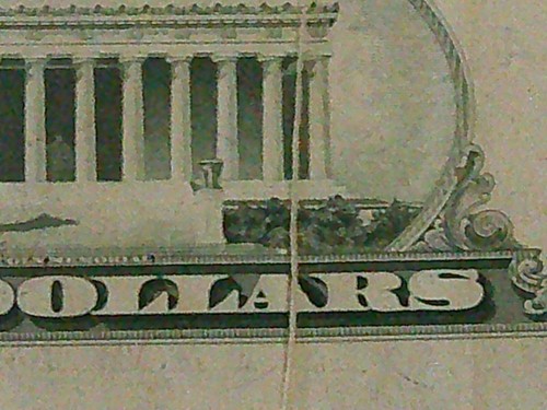 $5 1977 A Federal R. N. Misalignment Error And Cutter Fold. Choice VF PPQ 35 - Picture 12 of 14