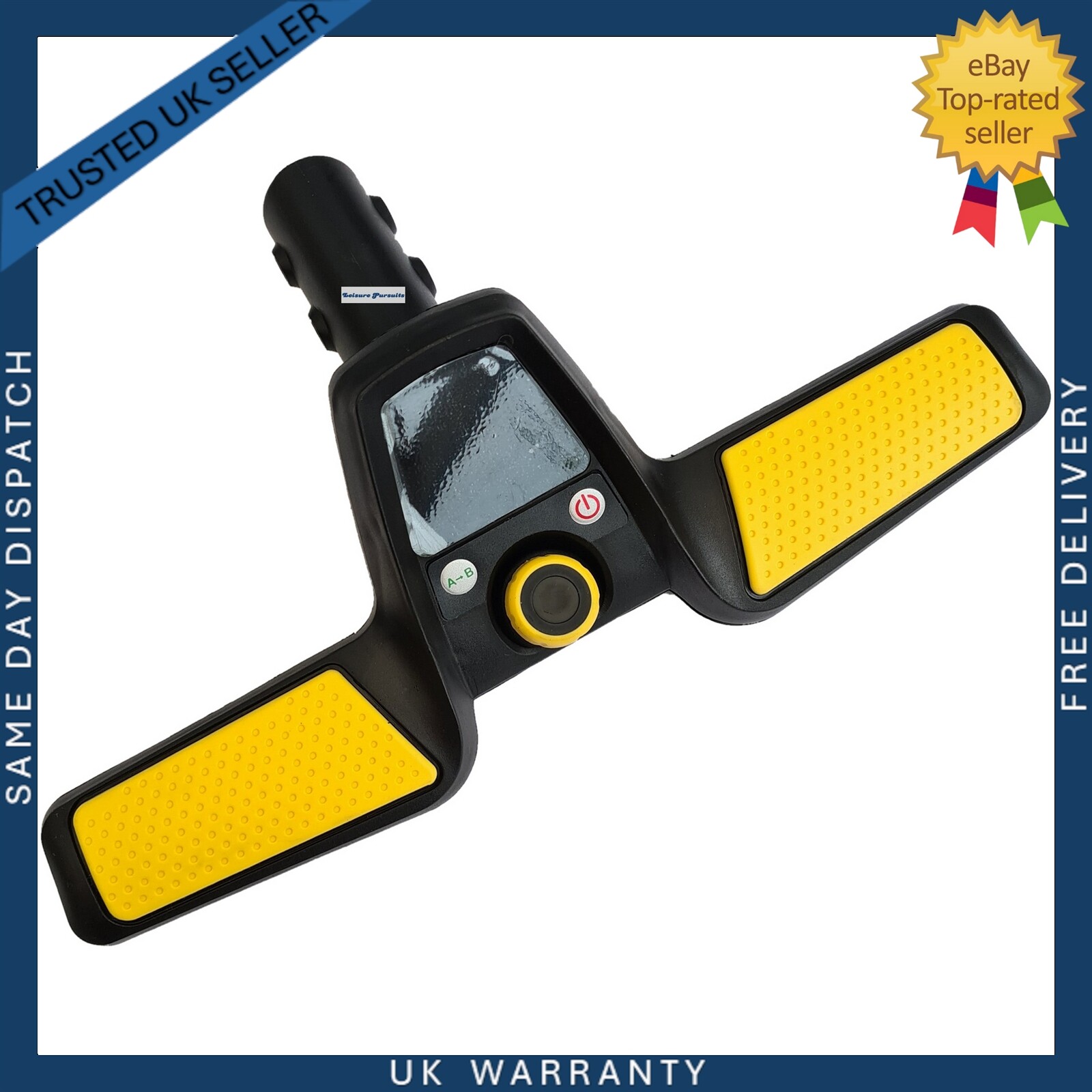 Caddymatic Electric Golf Trolley ‘T2’ Handle Assembly with Yellow Inserts