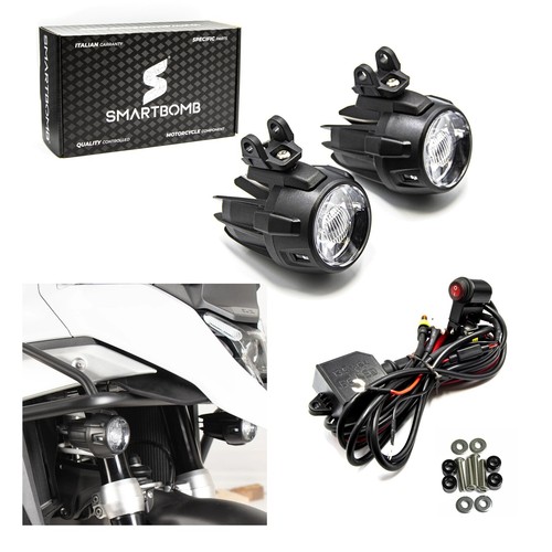 2 Luci ausiliarie LED 40W Profondità BMW R1300GS COMPATIBILI PROTEZIONE SUPERIOR - Imagen 1 de 16