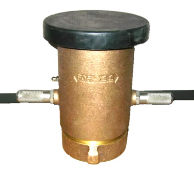 Fire Pro Master Stream Adj Flow-Baffle Monitor Nozzle 300/500/700gpm Cast Brass