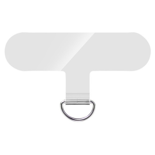Universal Mobile Phone Anti-lost Lanyard Card Gasket Transparent Tpu Detachable - 第 4/21 張圖片