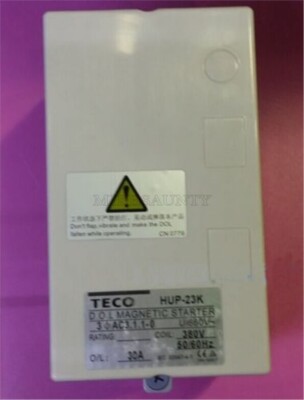 New 1Pcs 3Phase Control Motor Magnetic Starter HUP-23K 380Vac Teco Plc Module ku