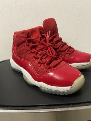 Nike Air Jordan Retro 11 GS Win Like 96 Red 378038-623 Youth Size