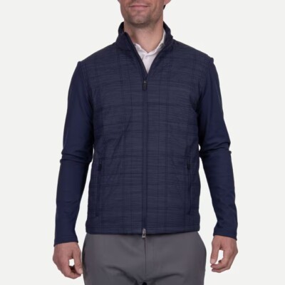 KJUS Golf Jacket Quilted Rowan Insulated Atlanta Blue size M Retail $329