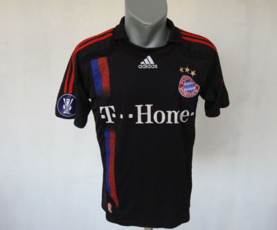 Bayern Munchen 2007 Jersey 31 Schweinsteiger Adidas Black Shirt
