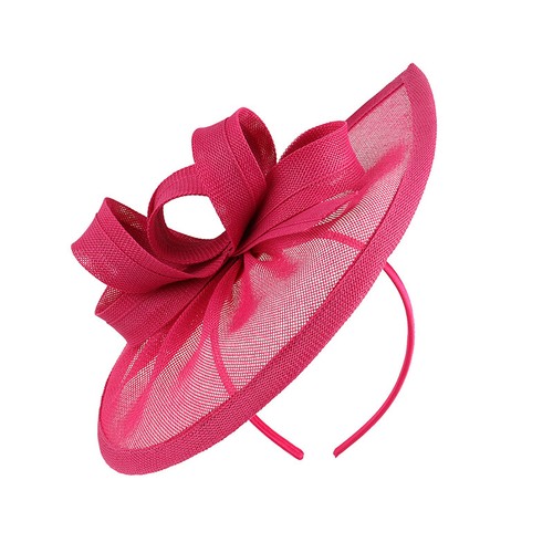 Womens Headband Linen Hat Fascinator Weddings Ladies Cocktail Tea Party Elegant - Picture 10 of 39