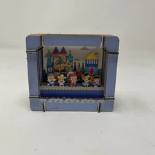 Disney Park It's a Small World Clock Dolls Paper Diorama FINISHED