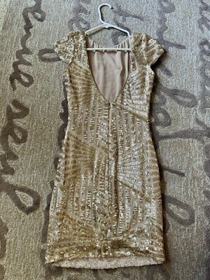 tabitha dress dress the population NEW Dress the Population Tabitha Dress white/black- Size L #D3990