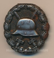 143699: VWA, insignia de heridos en negro, hierro hueco en relieve, DRGM