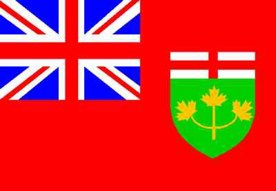 Miniflag Ontario 10 x 15 cm Fahne Flagge Miniflagge