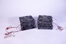 Lot of 4 Comair Rotron Flight II DC 24V 24VDC Working Fans 