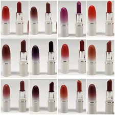 2 PC MAC Mini Powder Kiss Matte Lipstick Sets in Pink Red Brown Wine Nude Purple