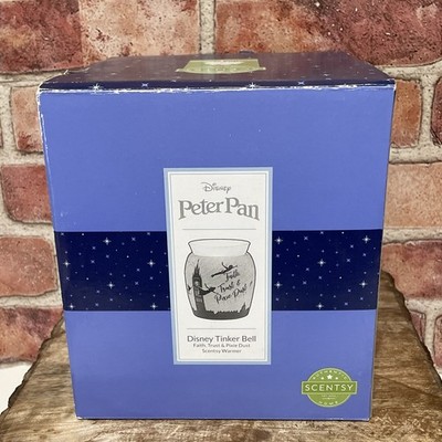 Disney Tinkerbell Scentsy Wax Warmer Faith Trust & Pixie Dust NIB Peter Pan