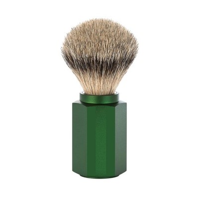 MÜHLE Hexagon Silvertip Fiber Luxurious Natural Grooming Shaving Brush Forest 