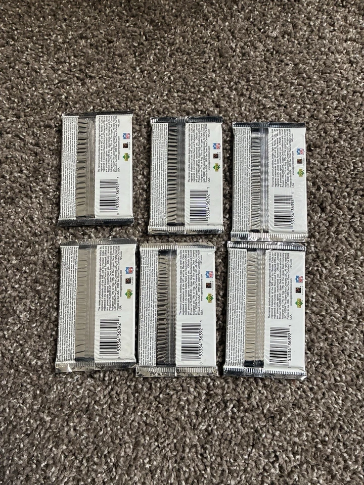 6 Sealed Packs Of 2004 Upper Deck Foundations Football Cards - Image 2 of 3