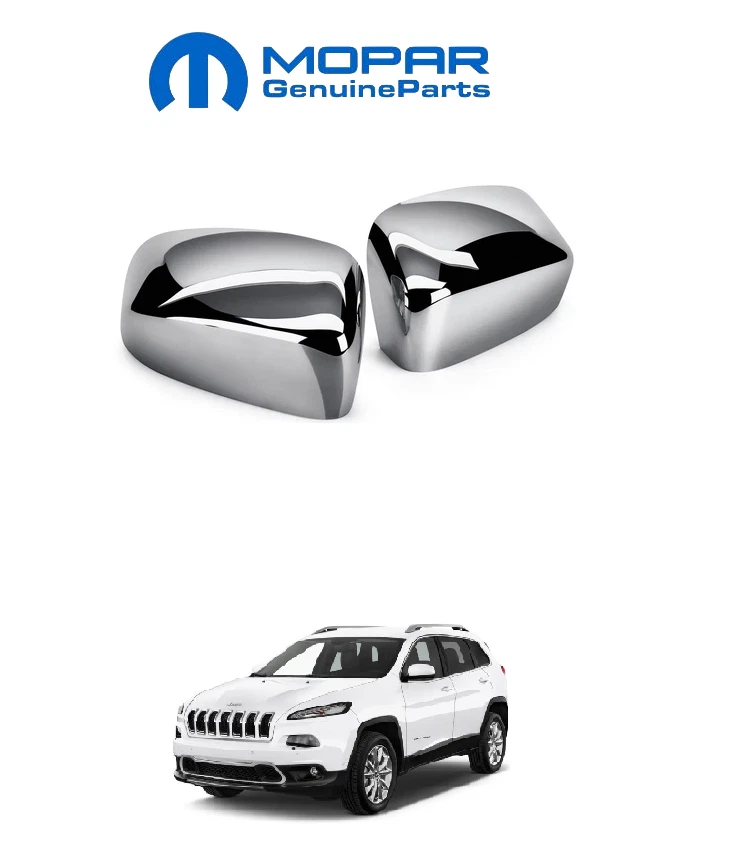 Coperture Cromate Per Specchietti – Adatte Per Jeep Liberty 2008-2012 E Dodge Nitro 2007-2011 – Set Da 2, ABS - 2