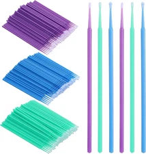 300 Pcs Micro Applicator Brush,Microbrush Applicators for Automotive Paint Ch...