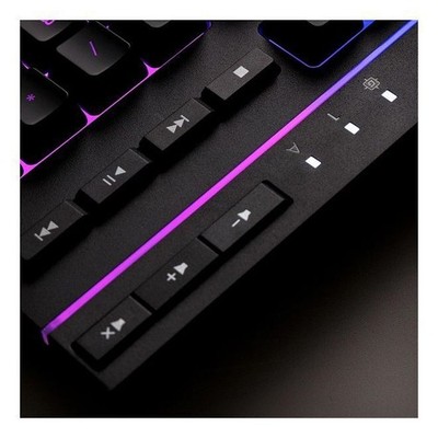 HyperX HyperX Alloy Core(DE-Layout) RGB-LED Gaming Tastatur USB  Schwarz