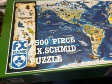 FX Schmid 7500 Pieces Wildlife around the World Jigsaw Puzzle New Sealed Plastic